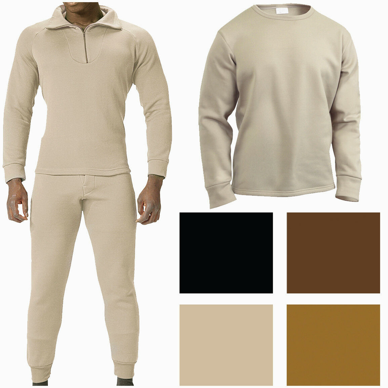 PolyPro Long underwear set SMALL, Army Issue