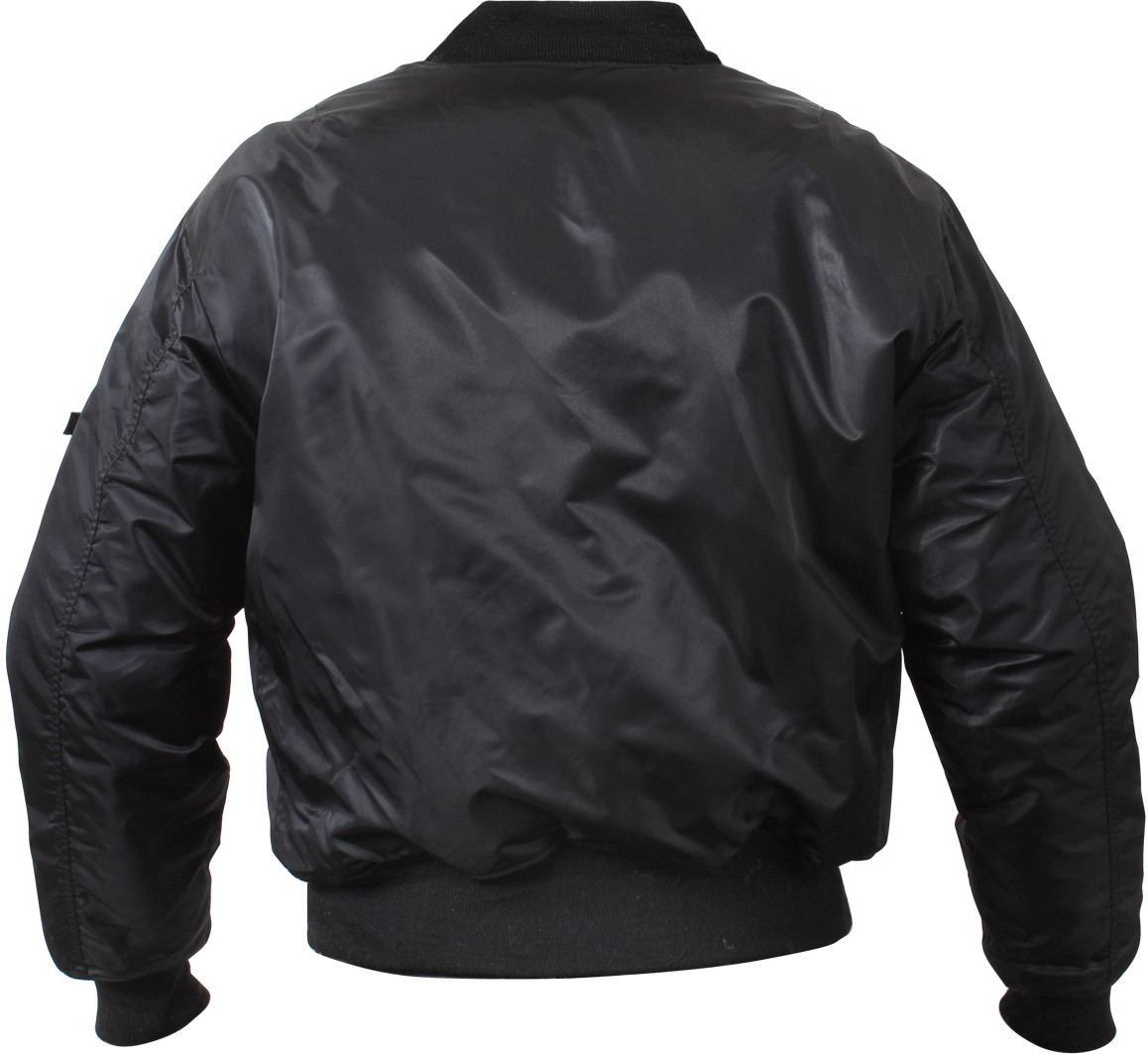 MA-1 Flight Jacket Military Bomber Coat Reversible Orange MA1 Army