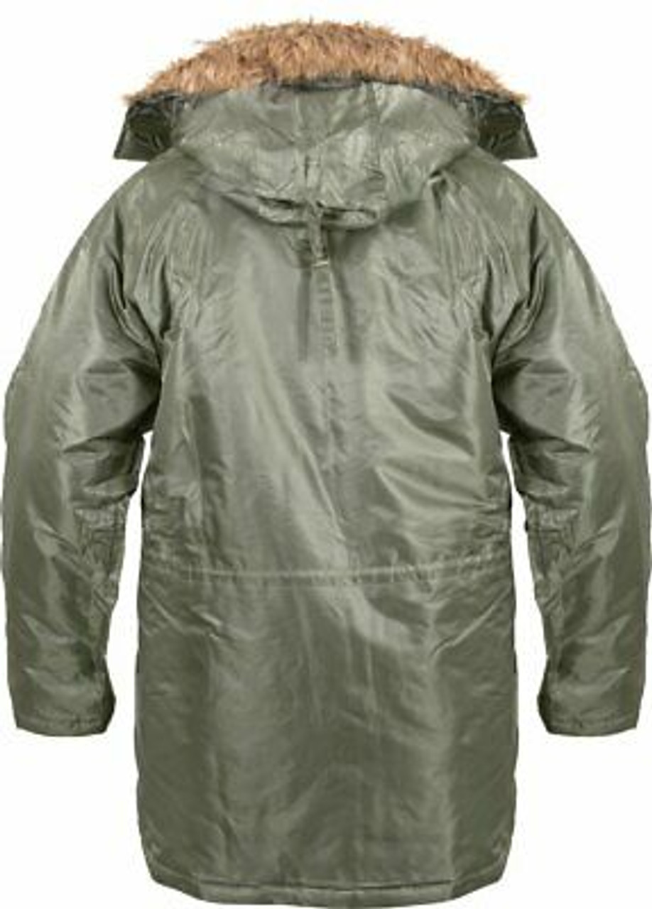 US Military Extreme Cold Weather N-3B Snorkel Parka Jacket Coat Size XSMALL  New 