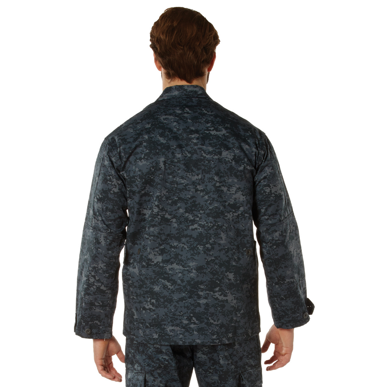 US Navy BDU Field Uniform Set Digital Navy Blue Camo for $33.99