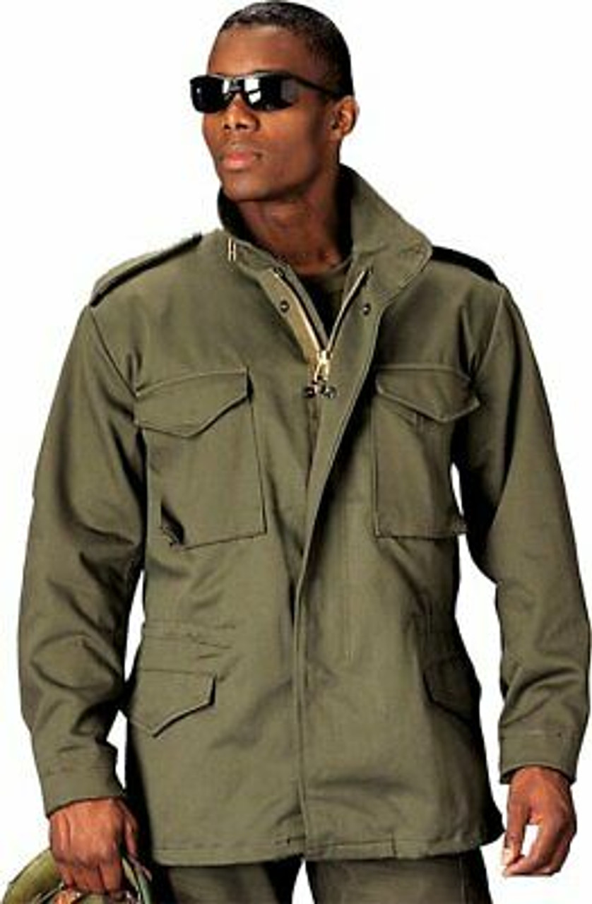 Olive Drab Military M-65 Field Coat Army M65 Jacket