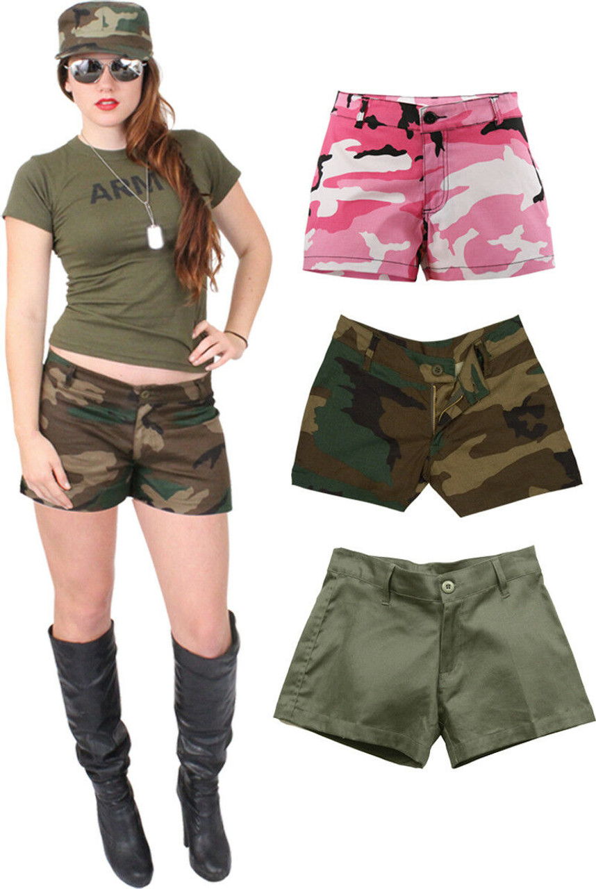 military shorts for women