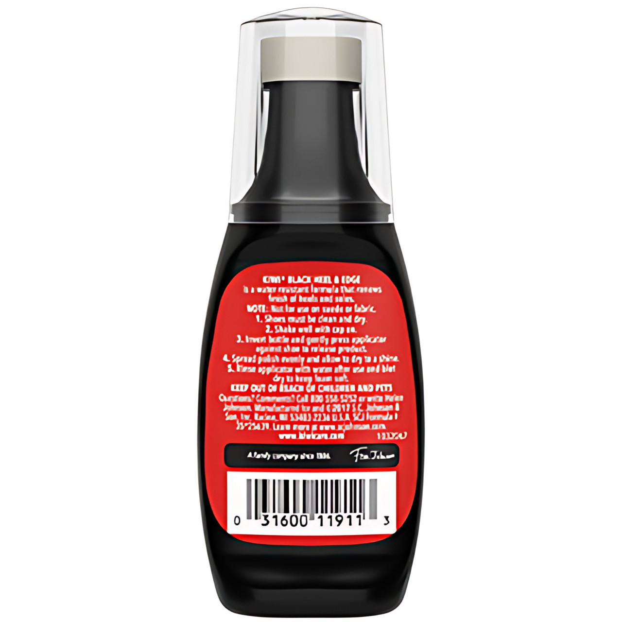 KIWI Black Leather Heel & Sole Edge Color Renew Shoe Cleaning Polish