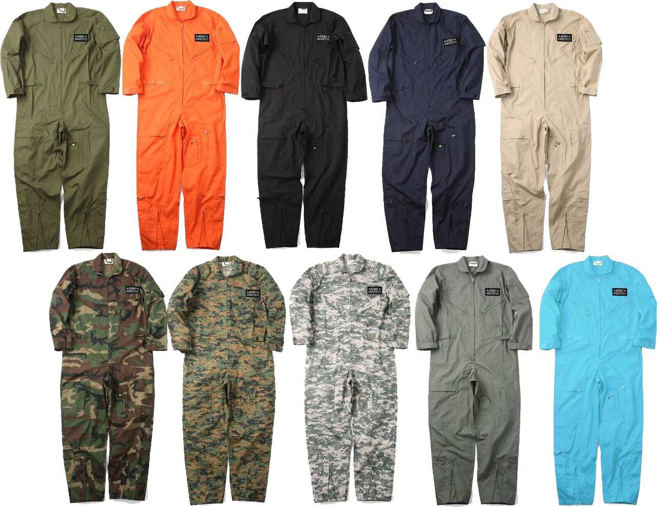 thumbnail image 2 of US Army Air Force Style Padded Flight Suit – Insulated Aviator Coverall With Zip 2 of 2