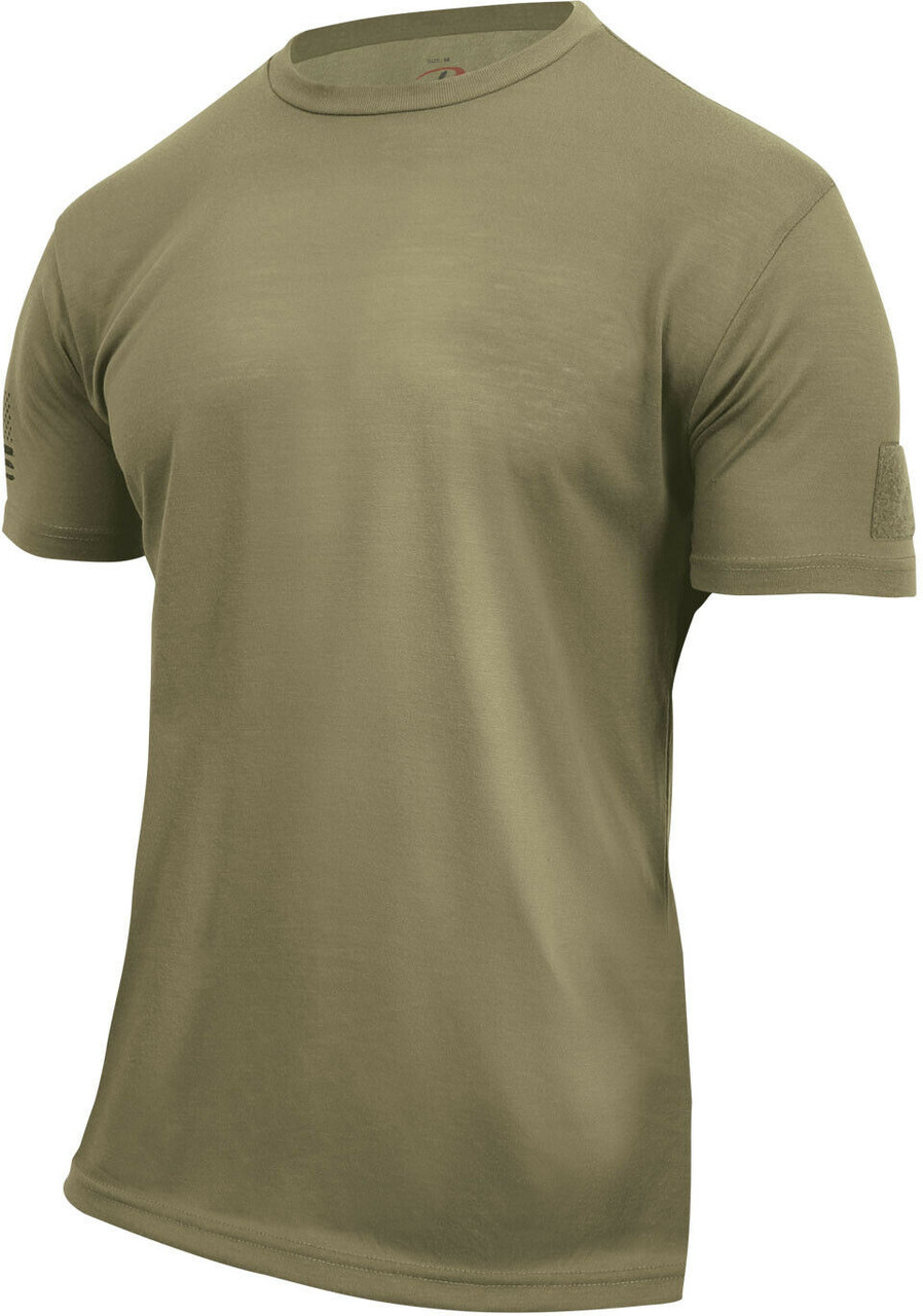 3 PACK Coyote Brown AR 670-1 Tactical US Athletic Muscle T-Shirt & Loop ...