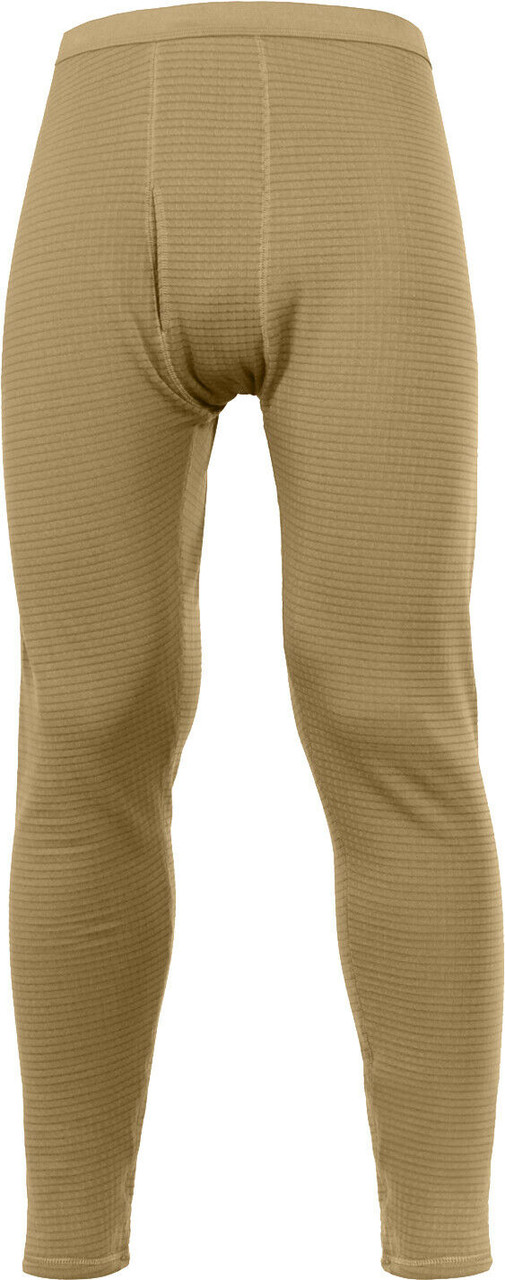 Coyote Brown AR 670-1 Gen III Level II Army Thermal Underwear Pants Bottoms