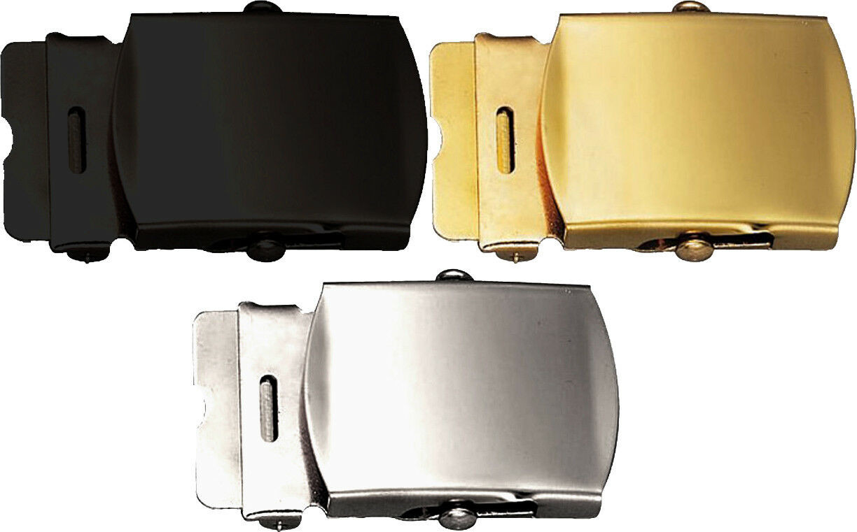 Web Belt Buckle Replacement Metal Sliding Uniform Military