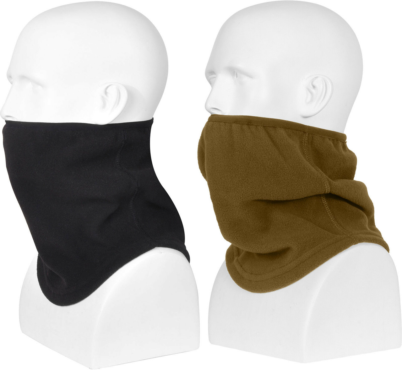 Polar Fleece Contoured Elastic Military Cold Weather Neck Gaiter