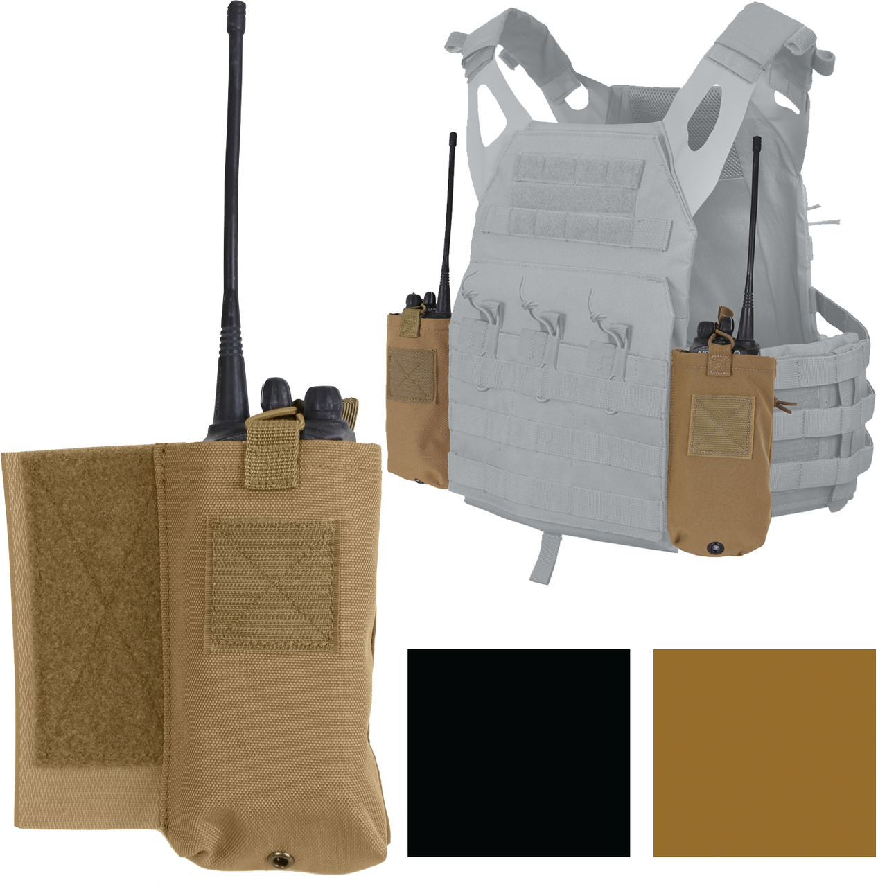 Plate carrier radio pouch hotsell