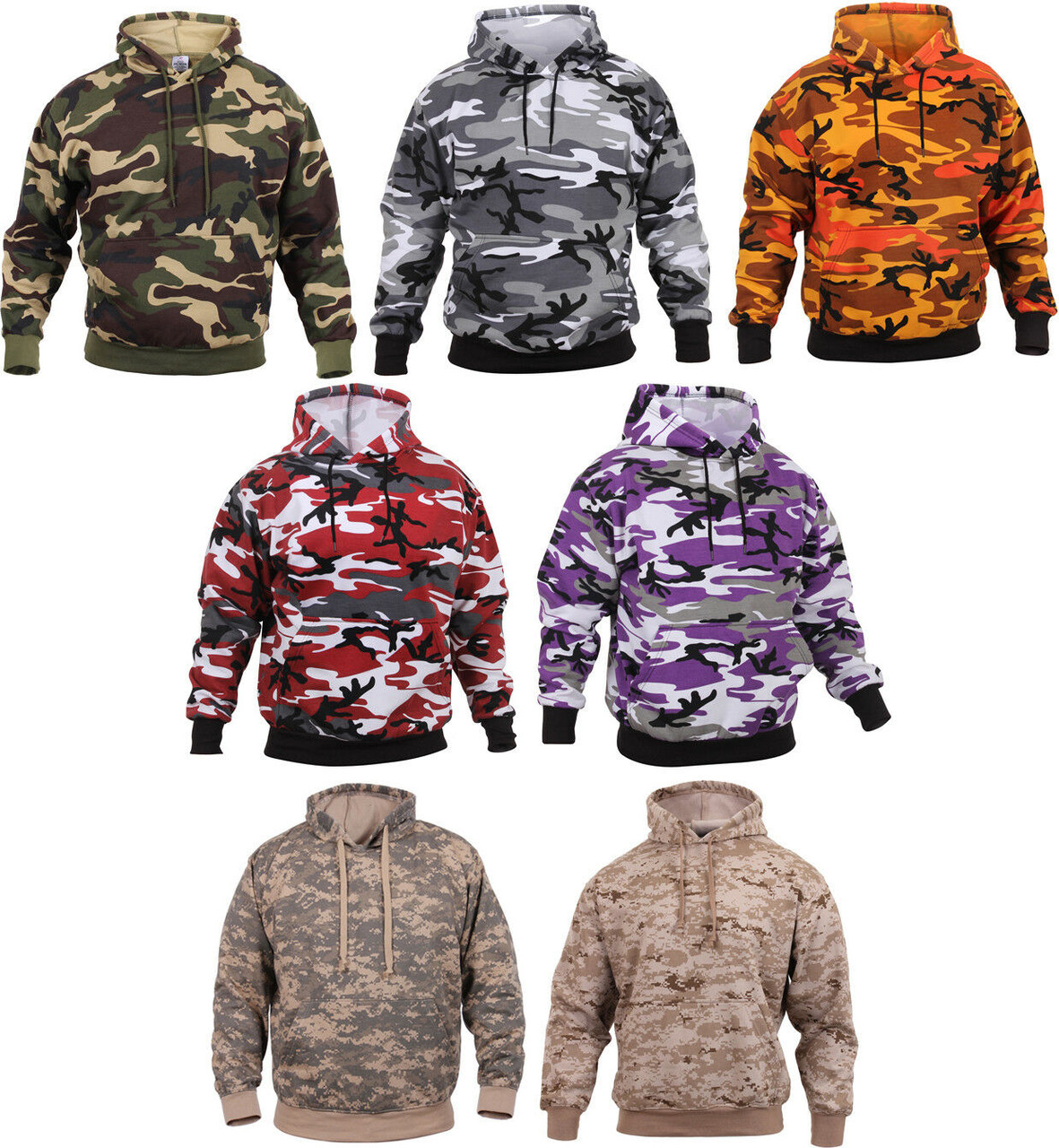 multicam pullover hoodie