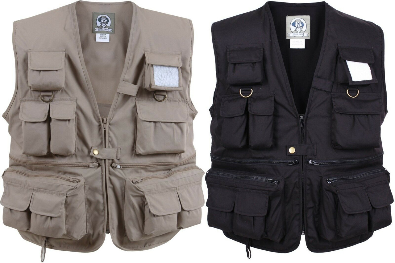 Kids Uncle Mility Multi Pocket Outdoors Camping Fishing Vest
