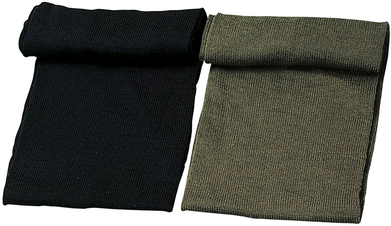 Military Wool Scarf, US Army 100% Wool Warm Winter Neck Scarf