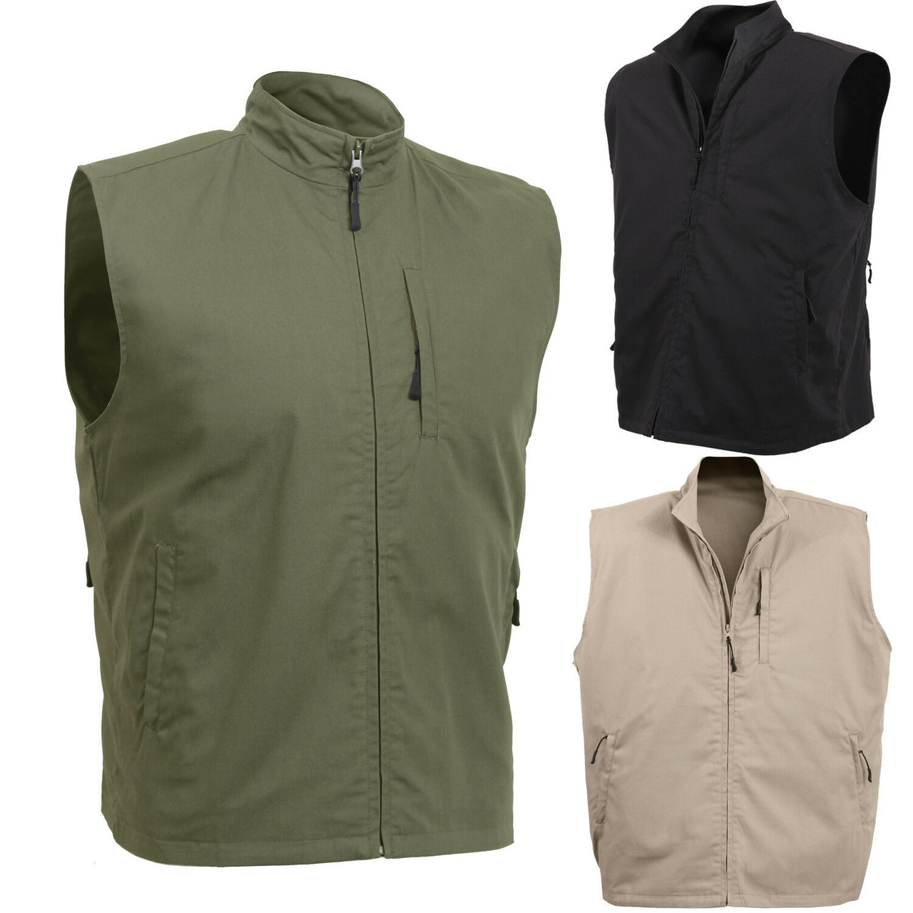 Tactical Travel Vest Concealed Carry Undercover Discreet Secret 11