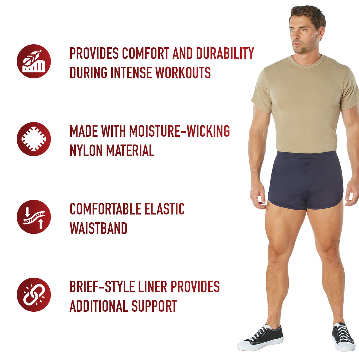 Ranger Navy Compression Shorts Ranger Panties, Silkies Military