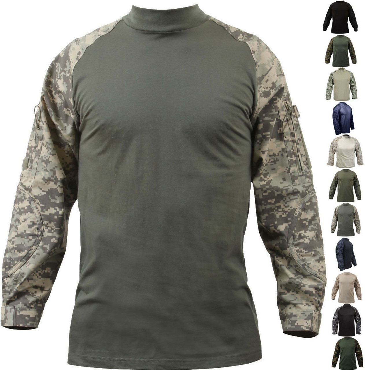 Rothco Thermal Top, Woodland Camo, Small