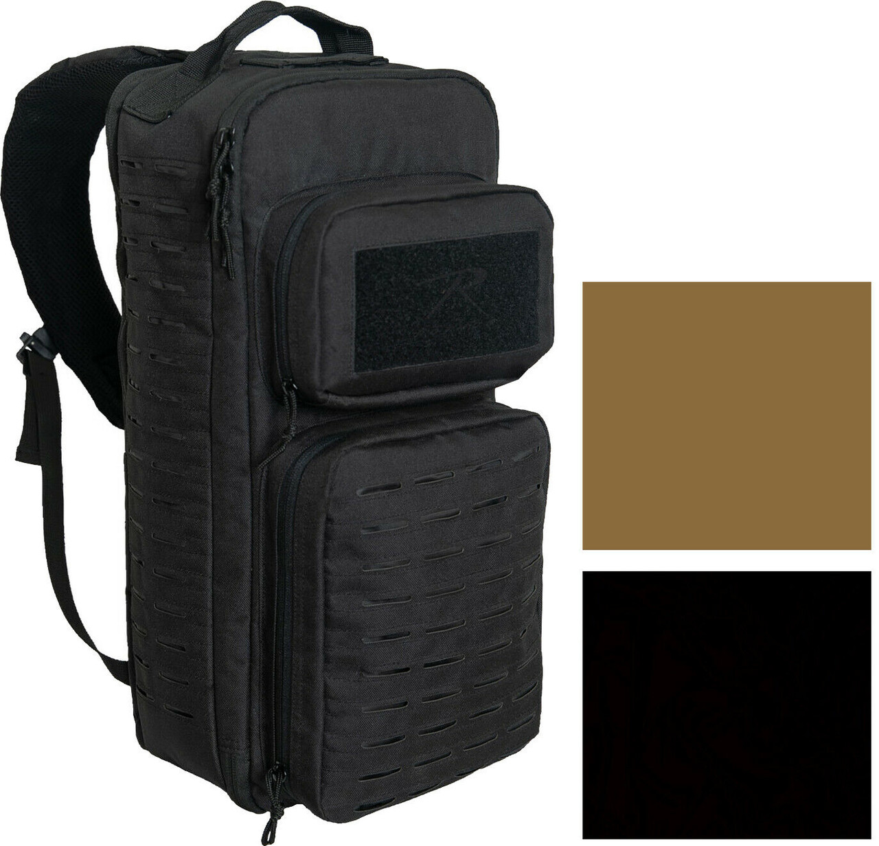 Tactical Sling Pack Laser Cut Molle Panels Easy Access Assault Range Bag Edc Army Universe