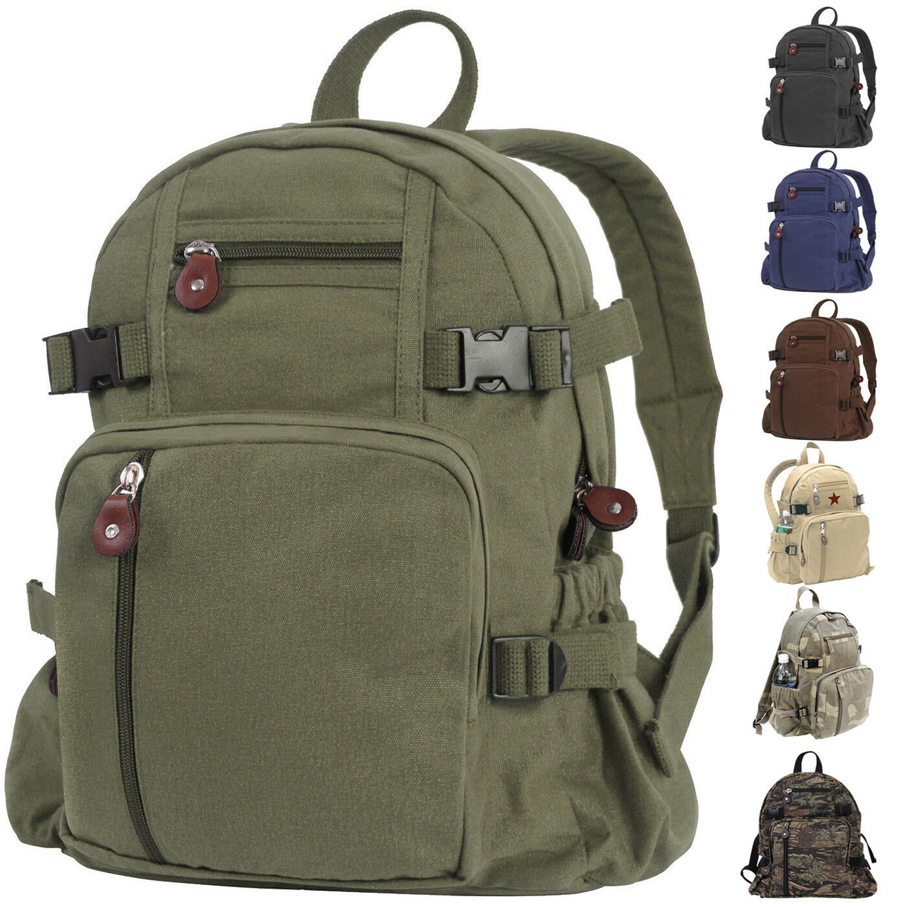 Mini Canvas Backpack 