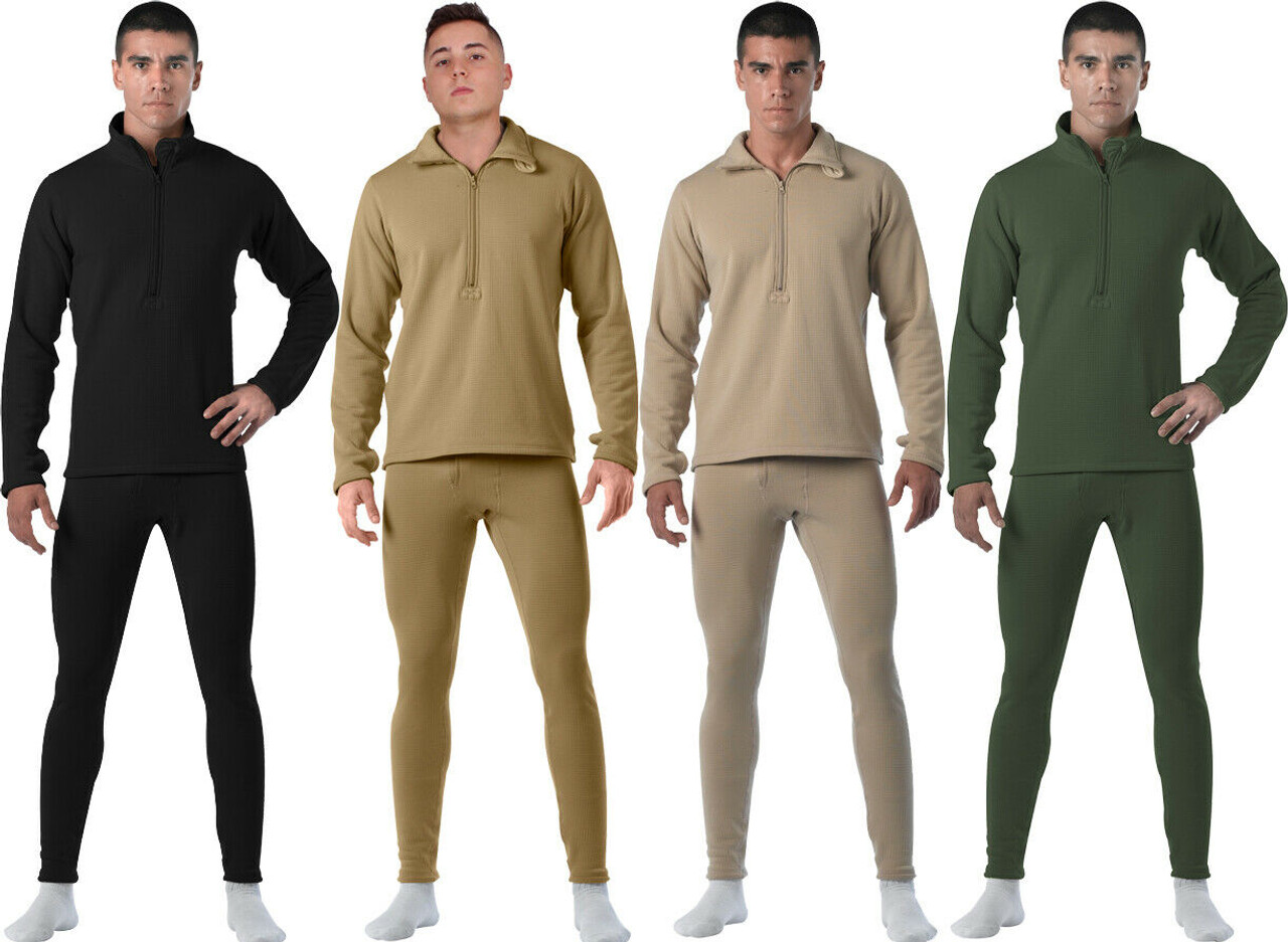 Thermal Knit Cold Weather SHIRT Long John Underwear Military TOP
