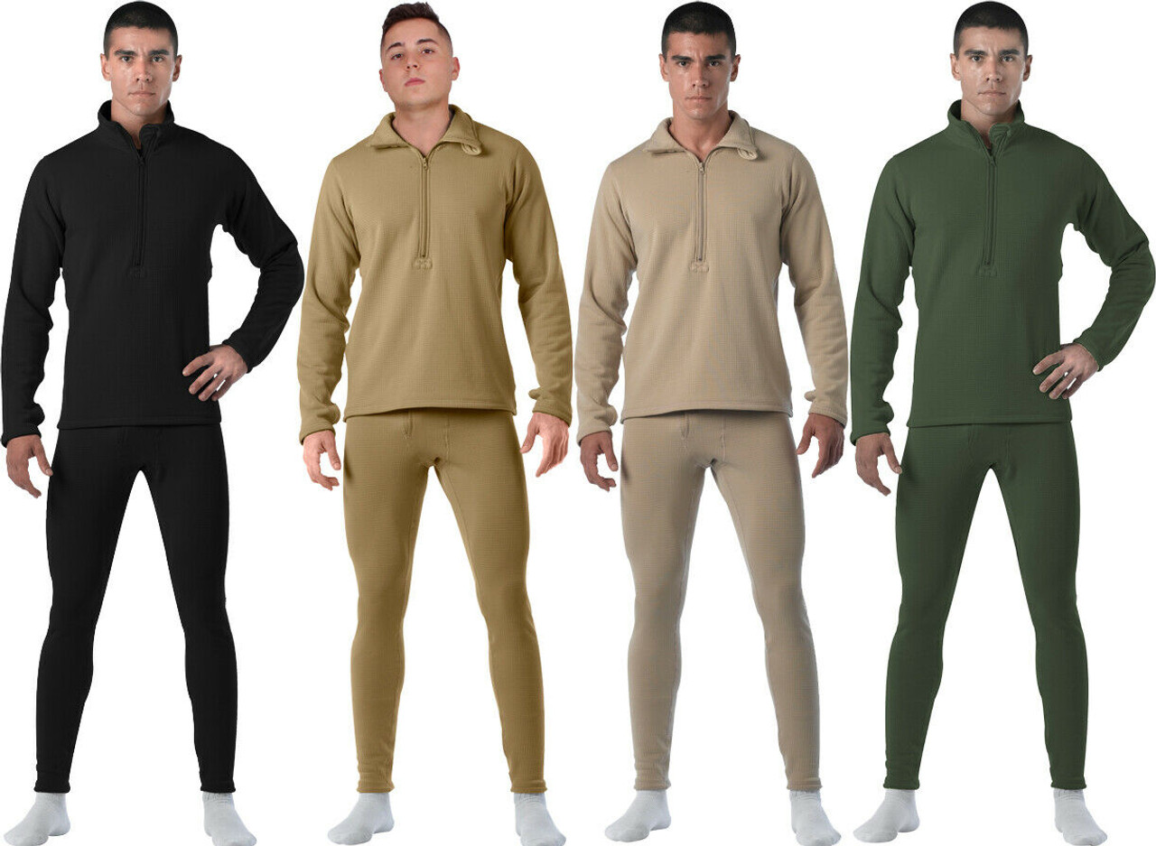 Gen III Level II Military Thermals Underwear Waffle Army Regulation ECWCS  Full Complete Set