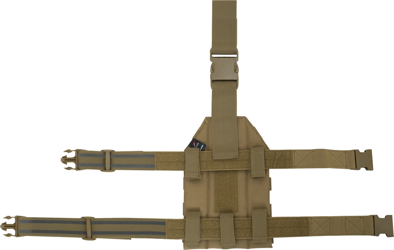 Drop Leg MOLLE Panel Tactical Duty Belt Attachment Leg Strap for Gun ...