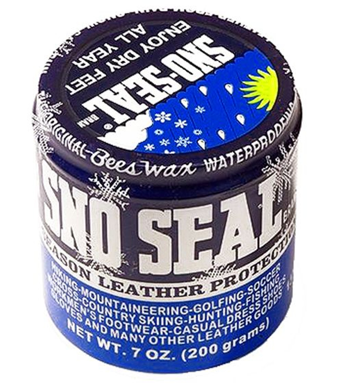 Atsko Sno-Seal Original Beeswax Waterproofing (7 Oz Net Wt/ 8 Oz overall  Wt), 5 Pack