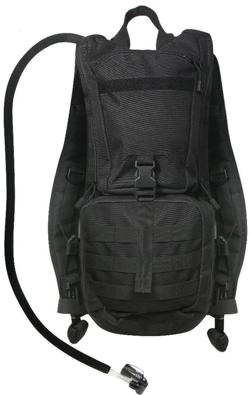 Black Hydration Pack Liter Bladder Water Tactical Backpack