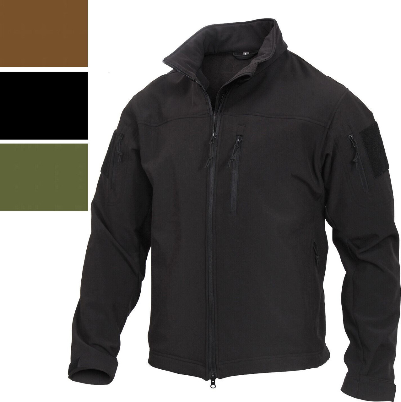 Veste Tactique Militaire MFH - Softshell, Séchage Rapide, Couleur Coyote Tan - Neuf Avec étiquettes