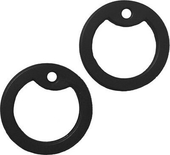 2-Pack Black Rubber Silencers for Military GI Dog Tag ID Army Dogtags 2-Pack Black Rubber Silencers for Military GI Dog Tag ID Army Dogtags