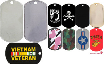 Stainless Steel Dog Tag Stenciled ID Dog Tag Stainless Steel Dog Tag Stenciled ID Dog Tag