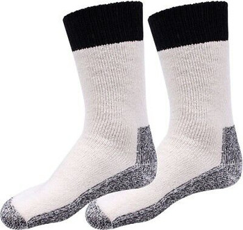 Heavyweight Thermal Boot Socks – Thick Insulated Winter Socks, USA Made Cold Weather Crew Socks (1 Pair) Heavyweight Thermal Boot Socks – Thick Insulated Winter Socks, USA Made Cold Weather Crew Socks (1 Pair)