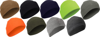 Acrylic Military Watch Cap Knit Soft Winter Hat USA Made Acrylic Military Watch Cap Knit Soft Winter Hat USA Made