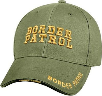 Olive Drab Border Patrol Deluxe Low Profile Adjustable Baseball Cap Hat Olive Drab Border Patrol Deluxe Low Profile Adjustable Baseball Cap Hat