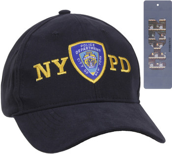 Official NYPD Emblem Cap, Navy Blue Gold New York Police Department Licensed Hat Official NYPD Emblem Cap, Navy Blue Gold New York Police Department Licensed Hat