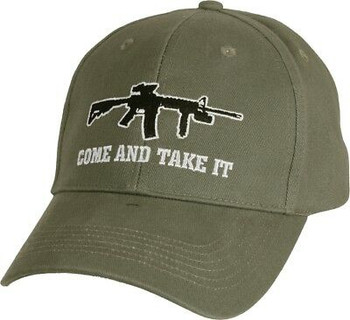 Olive Drab Come and Take it Adjustable Cap Baseball Hat Olive Drab Come and Take it Adjustable Cap Baseball Hat