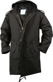 Black Military Cold Weather M-51 Fishtail Parka Jacket Black Military Cold Weather M-51 Fishtail Parka Jacket
