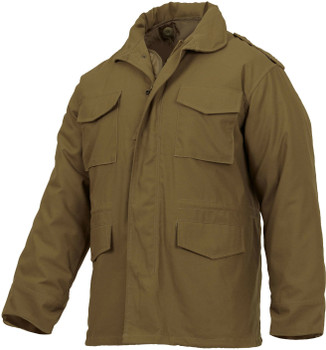 Coyote Brown Military M-65 Field Coat Army M65 Jacket with Liner Coyote Brown Military M-65 Field Coat Army M65 Jacket with Liner