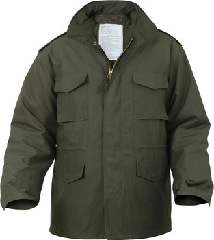Olive Drab Military M-65 Field Coat Army M65 Jacket with Liner Olive Drab Military M-65 Field Coat Army M65 Jacket with Liner
