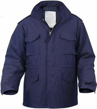 Navy Blue Military M-65 Field Coat Army M65 Jacket with Liner Navy Blue Military M-65 Field Coat Army M65 Jacket with Liner