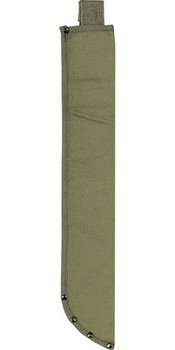 Olive Drab Canvas Machete Knife Sheath 18" OD Green Case Cover with Belt Loop Olive Drab Canvas Machete Knife Sheath 18" OD Green Case Cover with Belt Loop