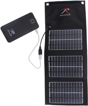 Portable Folding Solar Panel Charger & Power Bank Battery 5V 1.5A USB MOLLE Portable Folding Solar Panel Charger & Power Bank Battery 5V 1.5A USB MOLLE