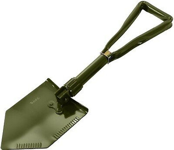 Olive Drab Tri-Fold Military Emergency Compact Shovel Olive Drab Tri-Fold Military Emergency Compact Shovel