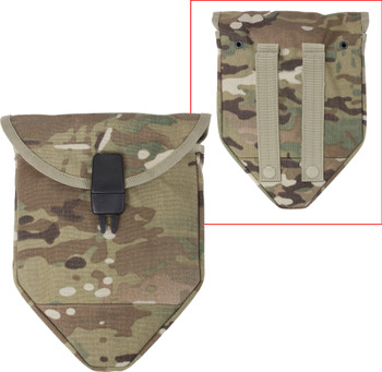 MultiCam Tri-Fold Shovel Cover, MOLLE Compatible Military Army Camo OCP Scorpion