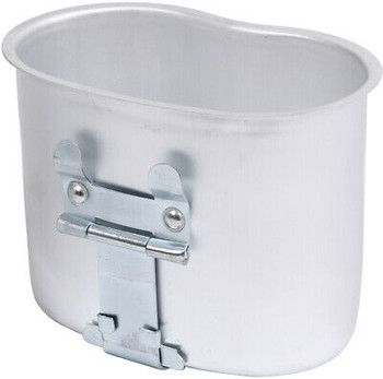 Aluminum 1 Quart Canteen Cup Campers Camping Military Travel Outdoor Army Auto Aluminum 1 Quart Canteen Cup Campers Camping Military Travel Outdoor Army Auto