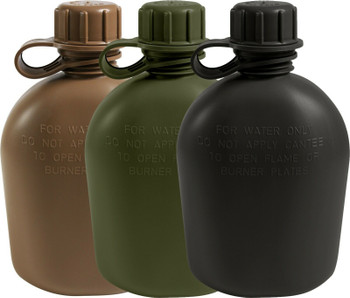 Genuine GI 1 Quart Canteen Official Military Mil Spec 3 Parts USA Made Genuine GI 1 Quart Canteen Official Military Mil Spec 3 Parts USA Made