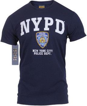 NYPD T-Shirt Official Licensed Navy Blue Athletic Tee New York City Police Dept NYPD T-Shirt Official Licensed Navy Blue Athletic Tee New York City Police Dept