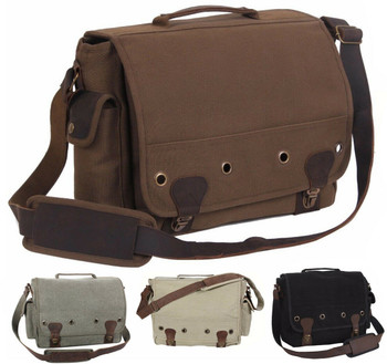 Canvas military messenger bag – Splurg'd Studio