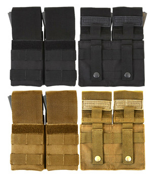Military Double Mag Pouch with MOLLE Straps