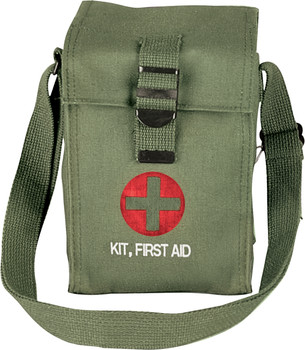 Olive Drab Platoon Leaders Military Emergency First Aid Pouch Olive Drab Platoon Leaders Military Emergency First Aid Pouch
