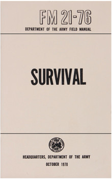 US Survival Field Manual Issue FM 21-76 Book Oct 1970 Bug Out Preppers Army USMC US Survival Field Manual Issue FM 21-76 Book Oct 1970 Bug Out Preppers Army USMC
