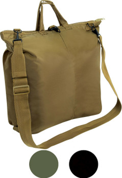 Military Flyers Helmet Bag with Brass Zipper & Shoulder Strap 19" x 19" Military Flyers Helmet Bag with Brass Zipper & Shoulder Strap 19" x 19"